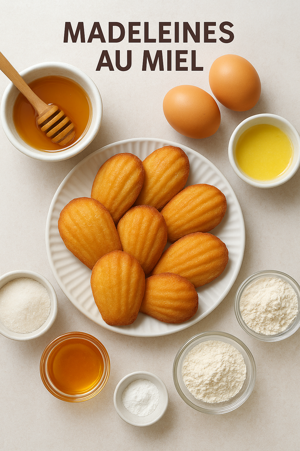 Madeleines au miel